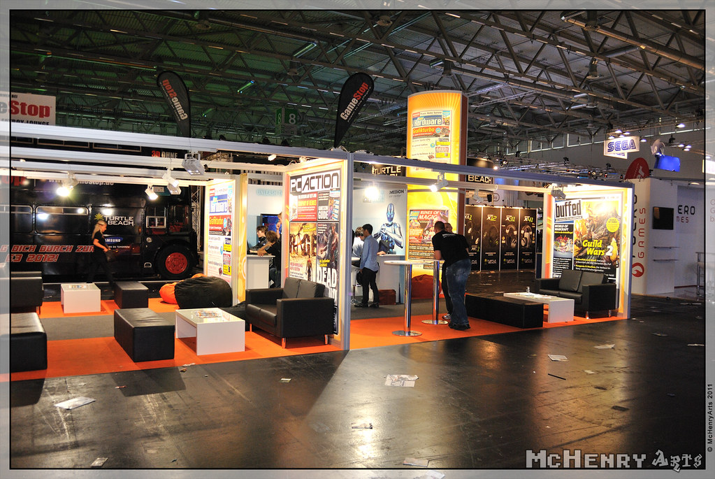Industrial trade show banner